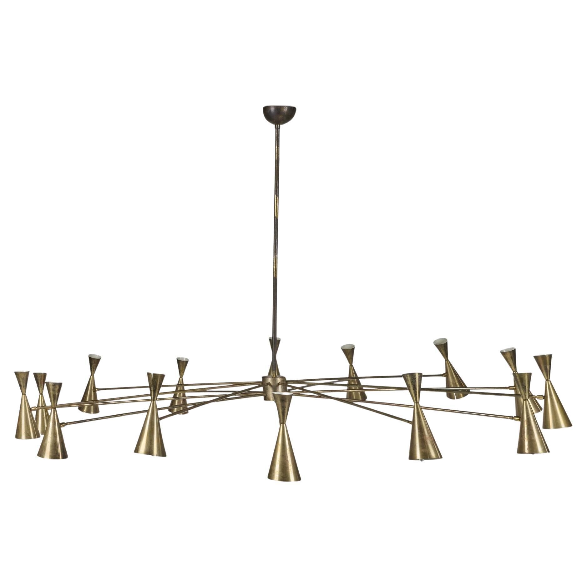 Lustre LG en laiton