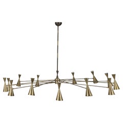 LG Brass Chandelier