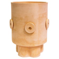 LG Contemporary Ceramic Raw Terracotta Planter