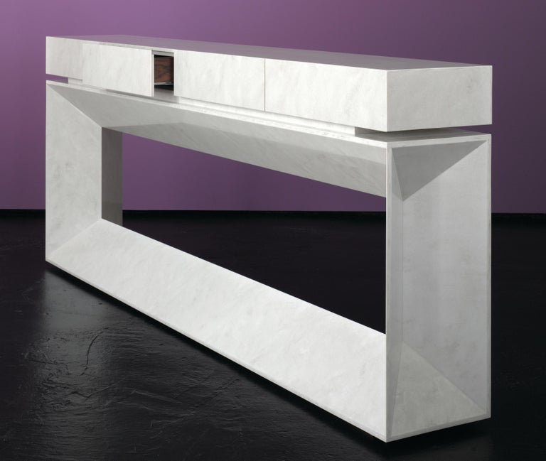 LG Hi Macs Console Table For Sale at 1stDibs