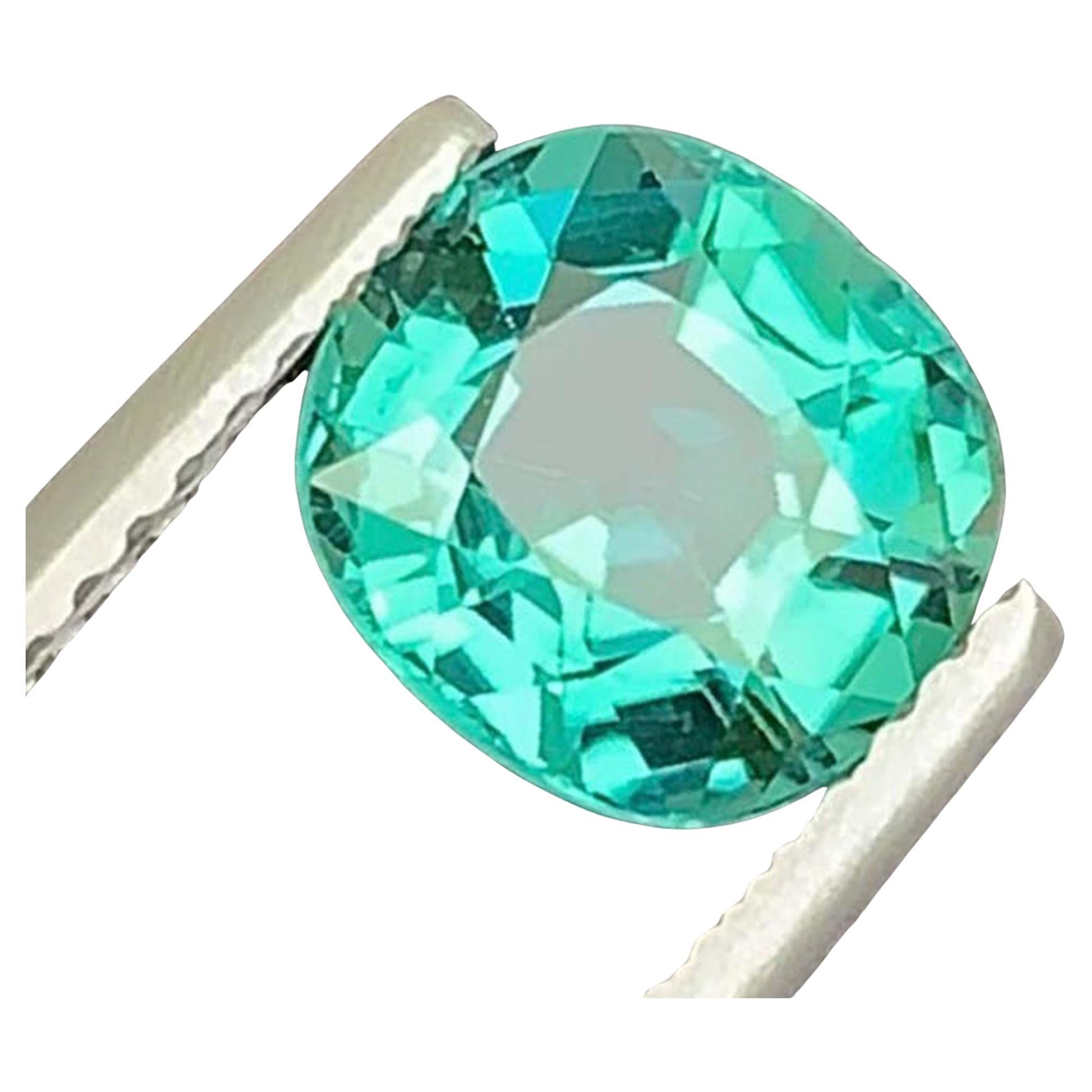 Lgoon Blauer Turmalin Edelstein: Natürlicher Oktober-Geburtsstein, Afrika 1,84 CT im Angebot