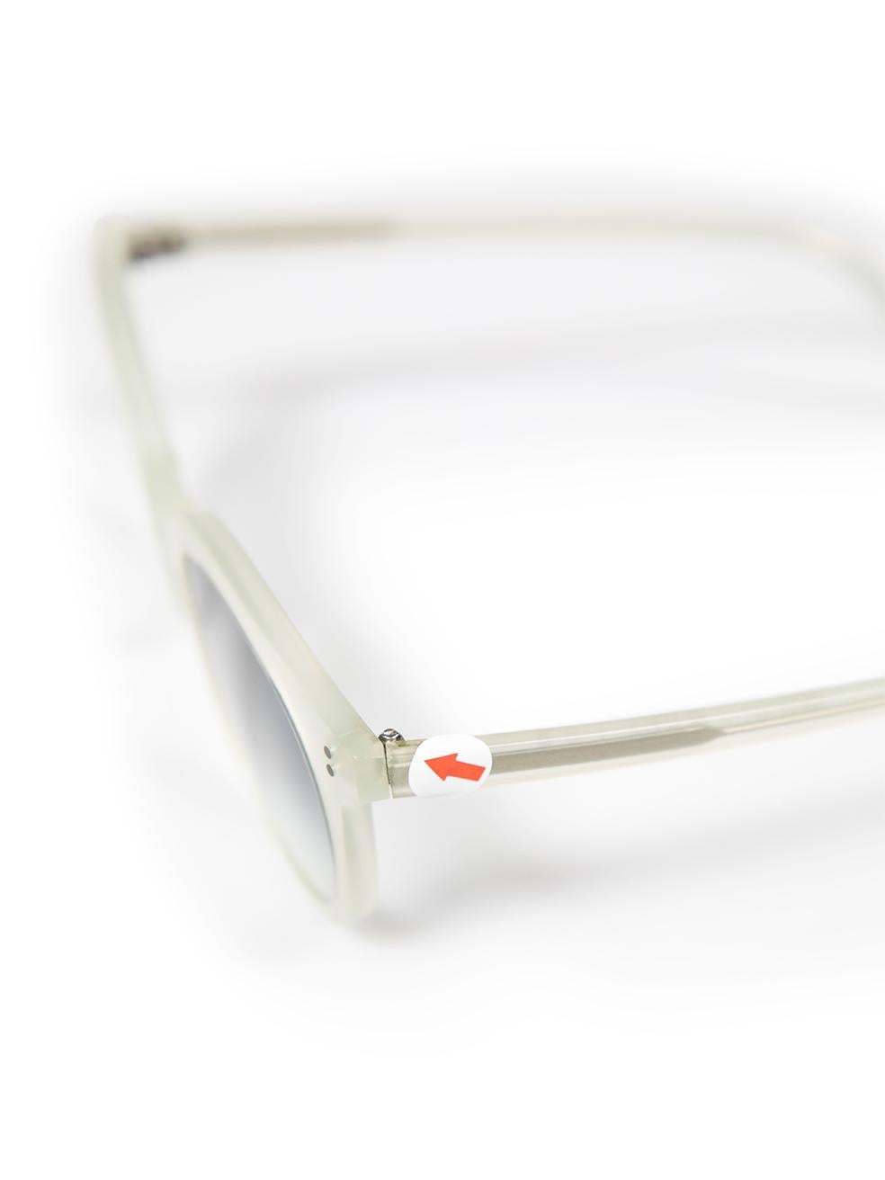 L.G.R Blue Round Frame Mauritania Sunglasses For Sale 1