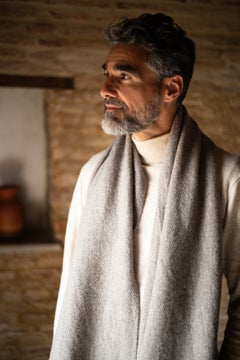 Handwoven Lhasa Valley Scarf by Himalayan Hermitage, Modern Design, Nepal