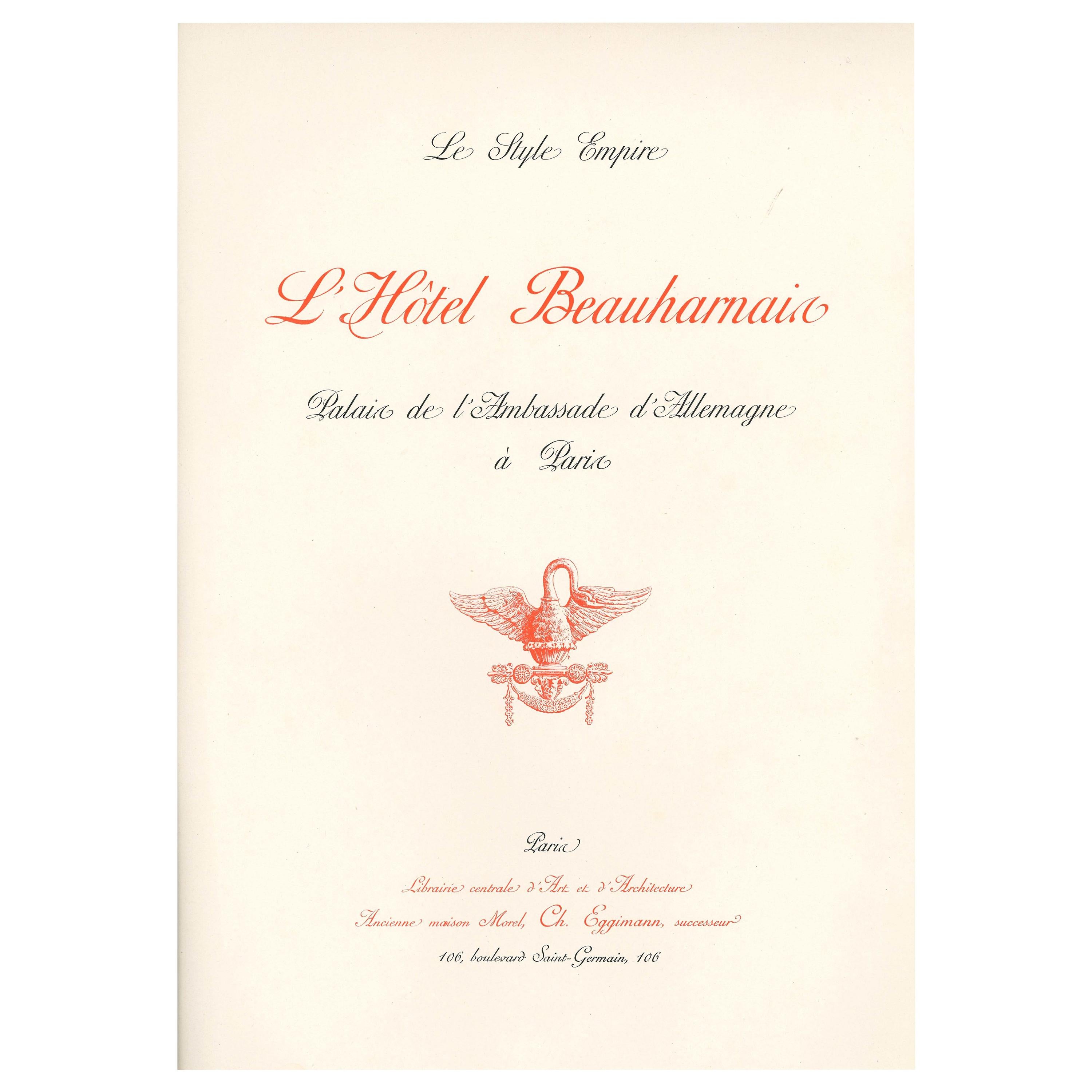 Les Vieux Hotels De Paris, Decorations Exterieureset Interieures, 20 Portfolios For Sale at 1stDibs