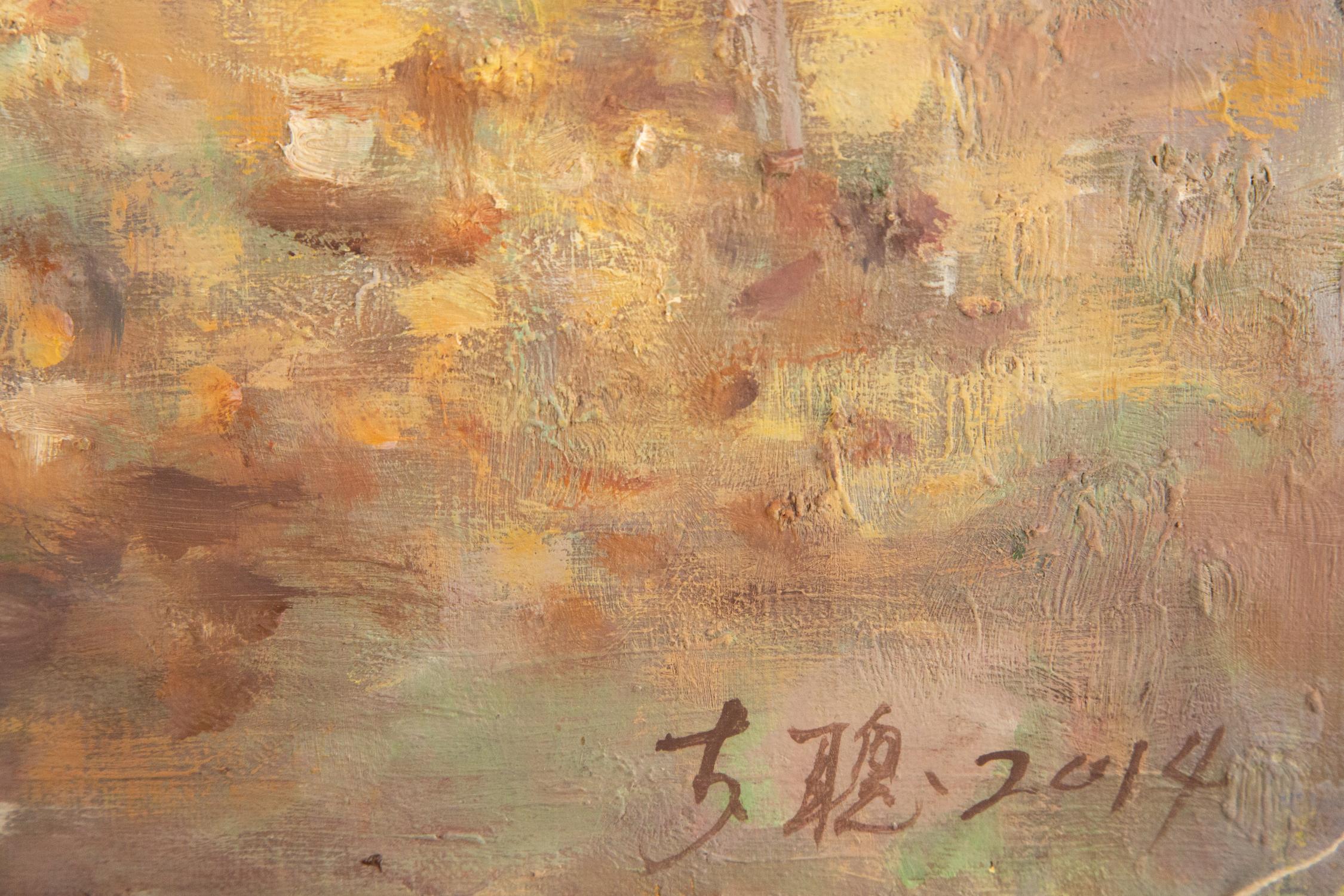Li Cong Impressionist Original Oil On Canvas 