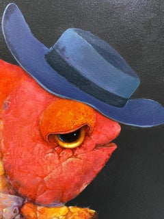 A Childhood Fantasy. Adventurous journey With Goldfish and Panda