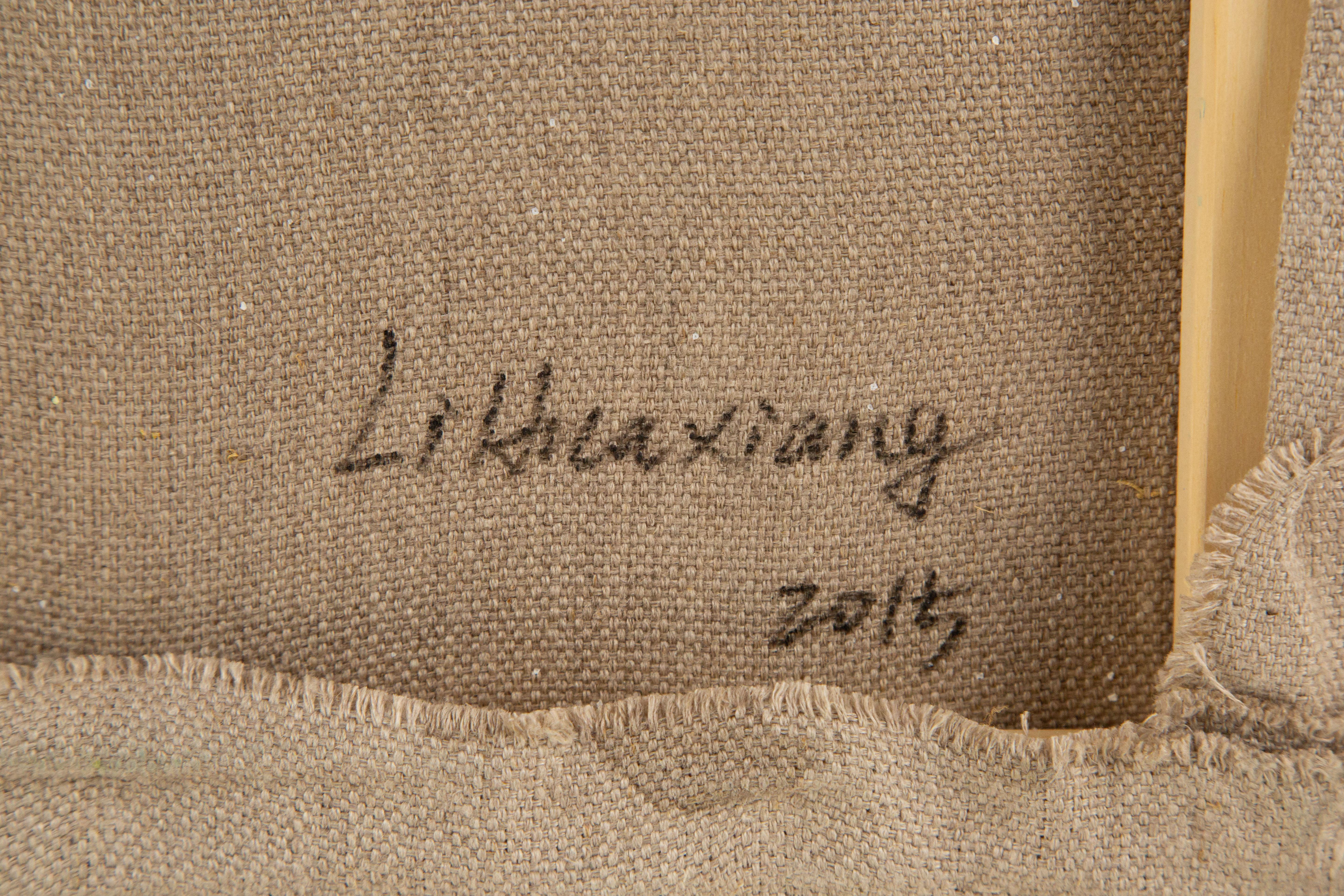 Li Huaxing Abstraktes Original Ölgemälde auf Leinwand „Abstrakte Berge, Ozeane und Himmel1“ im Angebot 5