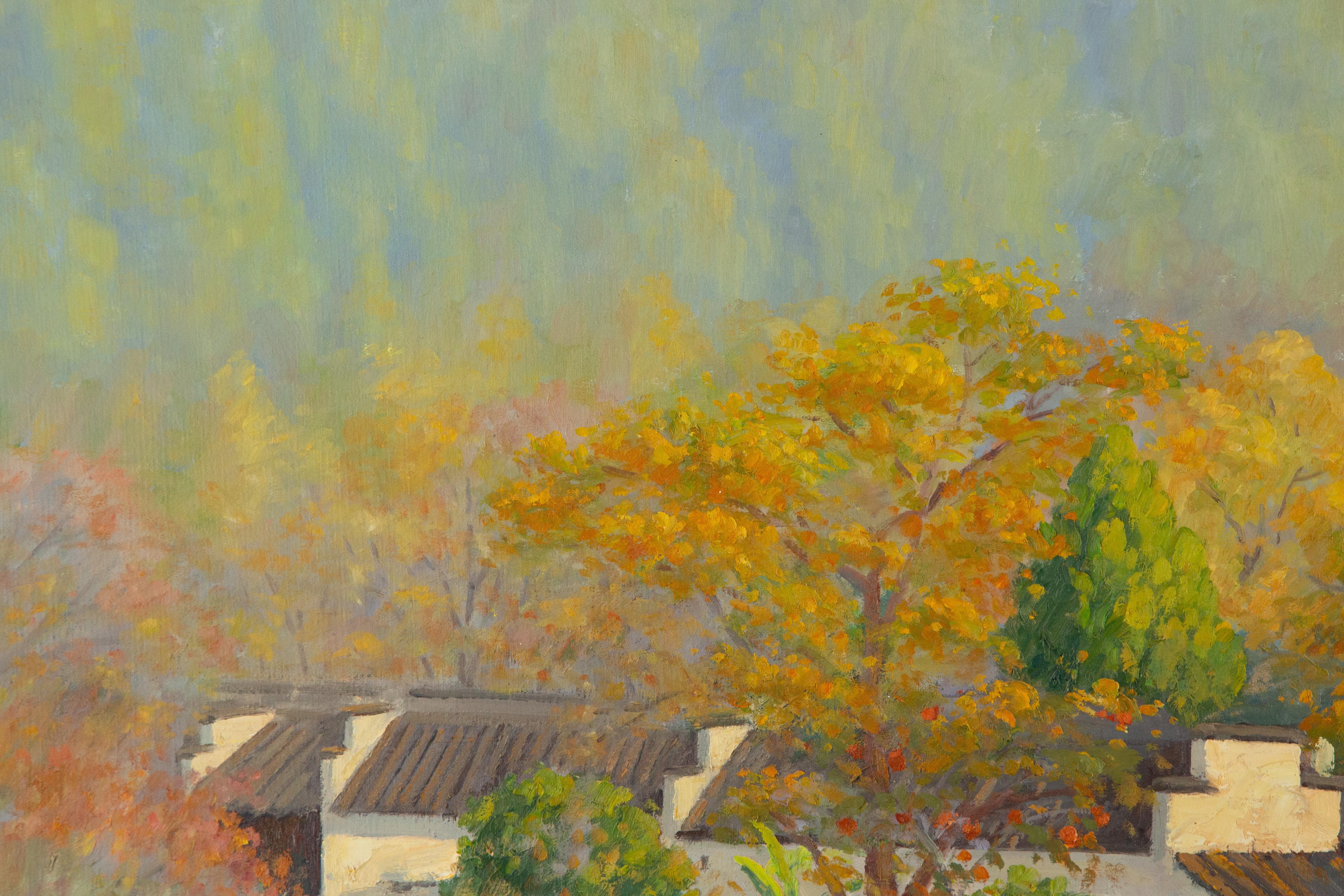 Li Jiangdong Landscape Original Oil On Canvas 