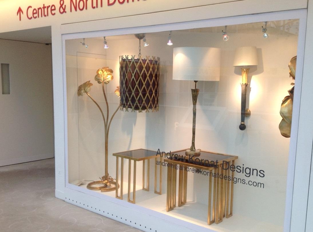 Li Puma Firenze Lámpara de pie de 3 brazos acabada en pan de oro de 24 ct Italiano en venta