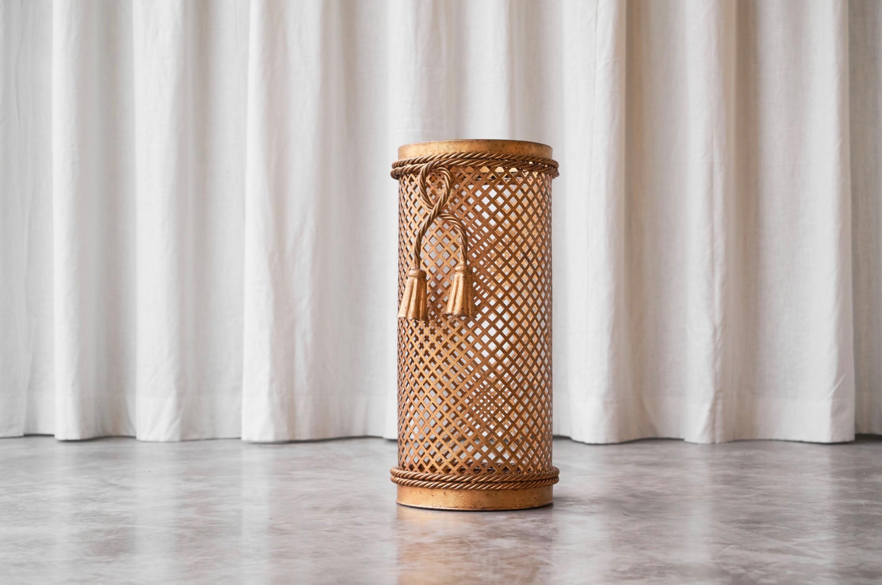 Li Puma Florence Mid Century 'Trompe-l'oeil' Umbrella Stand Italy 1960s For Sale 2