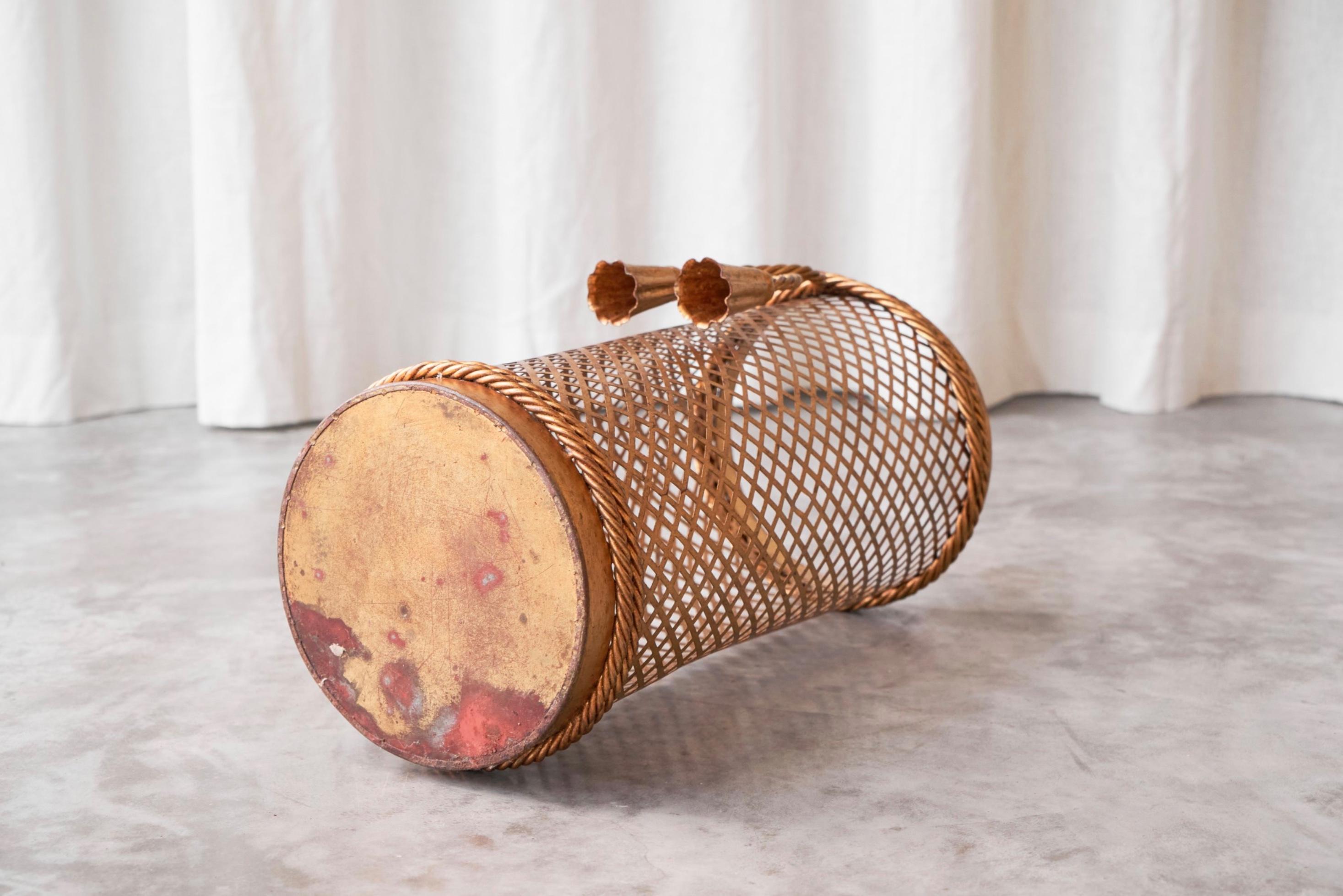 Mid-Century Modern Li Puma Florence Mid Century 'Trompe-l'oeil' Umbrella Stand Italy 1960s For Sale