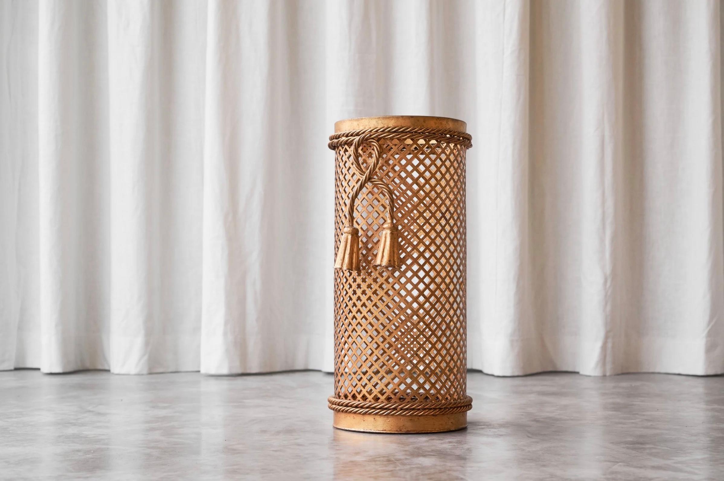 Li Puma Florenz Mid Century 'Trompe-l'oeil' Umbrella Stand Italien 1960s (Italienisch) im Angebot