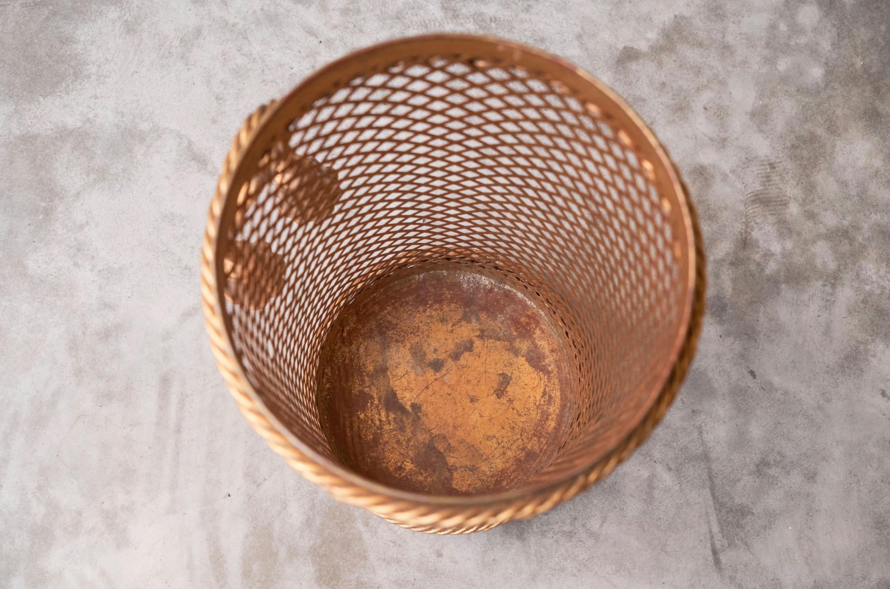 Hand-Crafted Li Puma Florence Mid Century 'Trompe-l'oeil' Umbrella Stand Italy 1960s For Sale