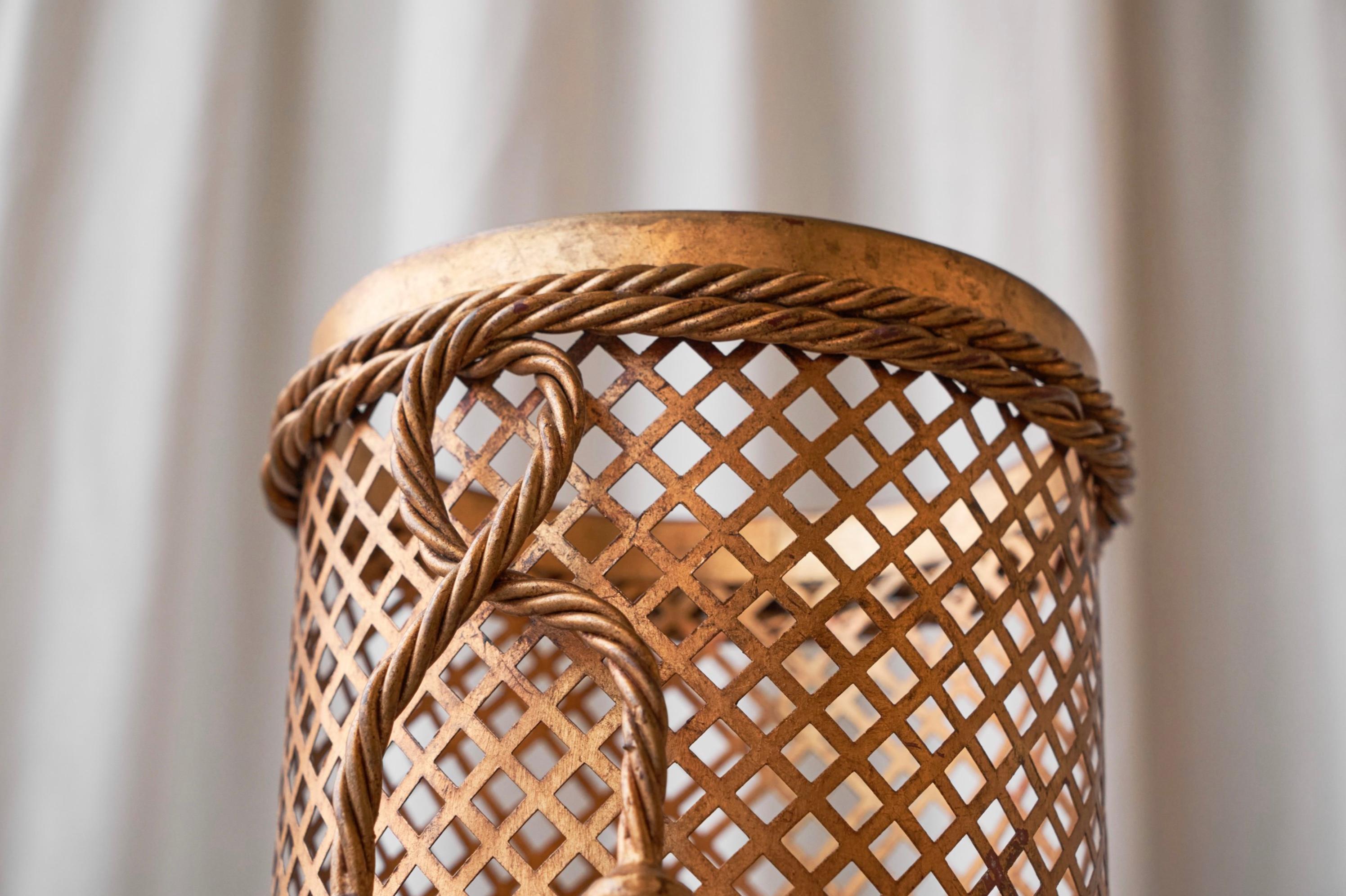 Li Puma Florence Mid Century 'Trompe-l'oeil' Umbrella Stand Italy 1960s In Good Condition For Sale In Meer, VAN