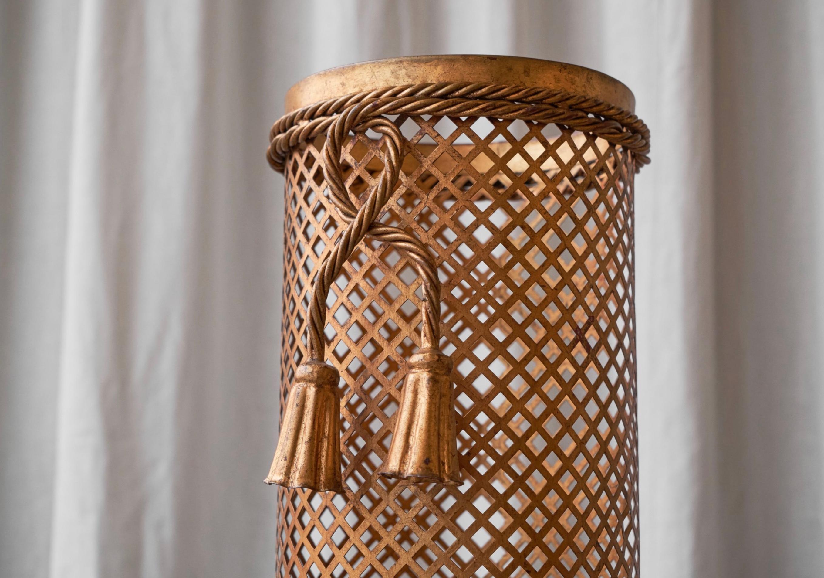 Li Puma Florence Mid Century 'Trompe-l'oeil' Umbrella Stand Italy 1960s For Sale 1