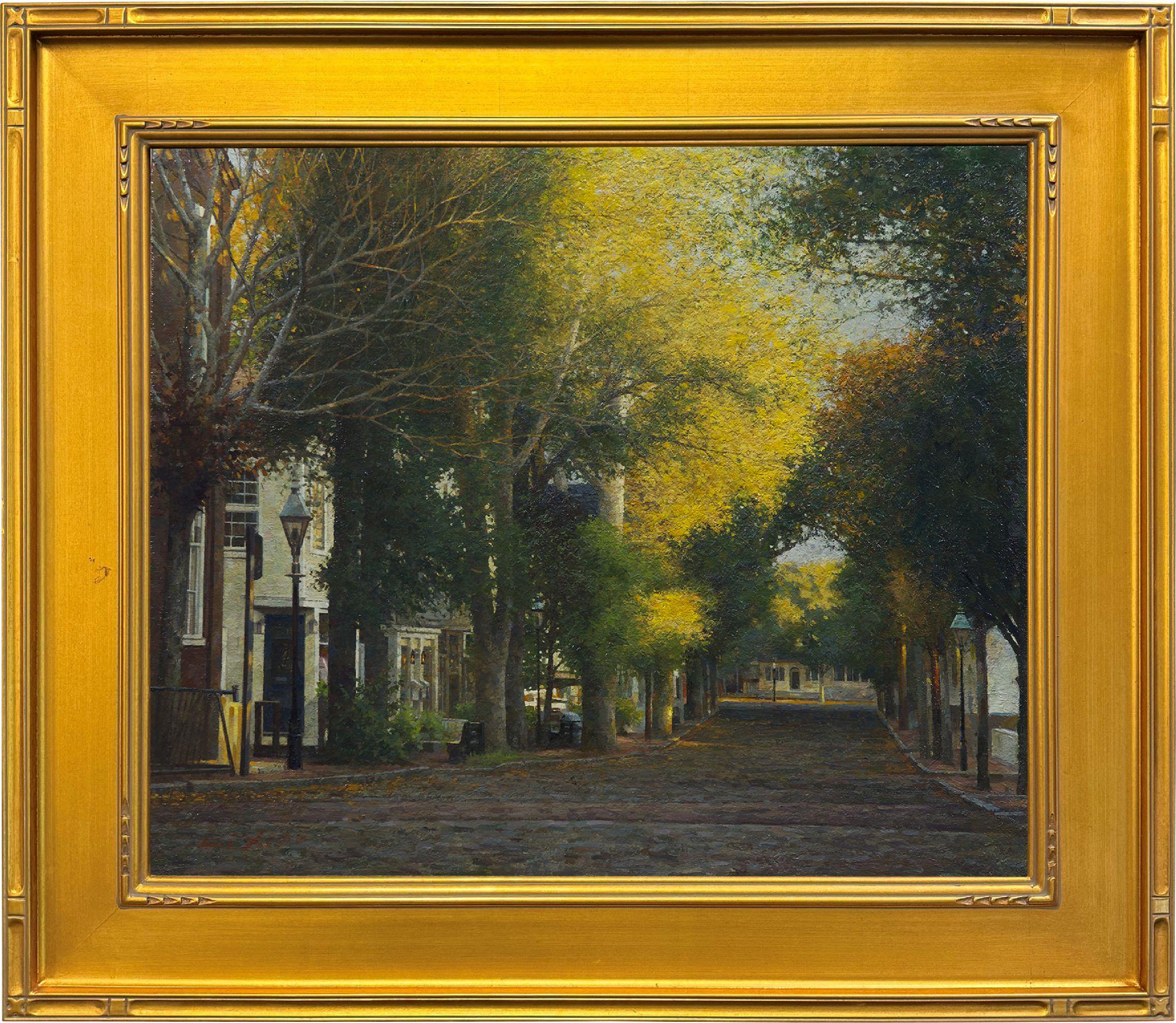 La calle Federal a principios de otoño - Painting de Li Xiao