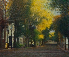 Feder Street all'inizio dell'autunno