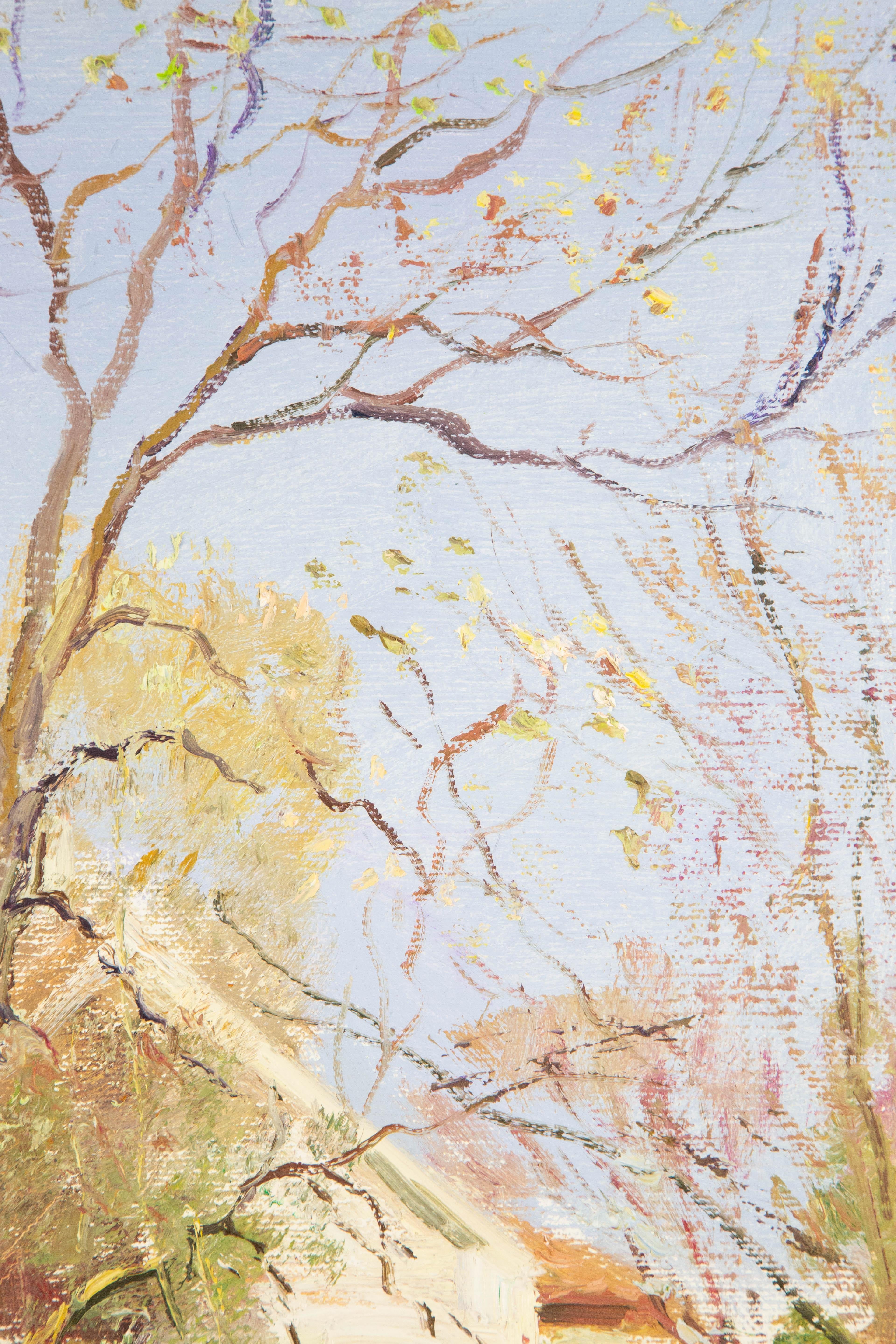 Li Zhao Landscape Original Oil On Canvas 