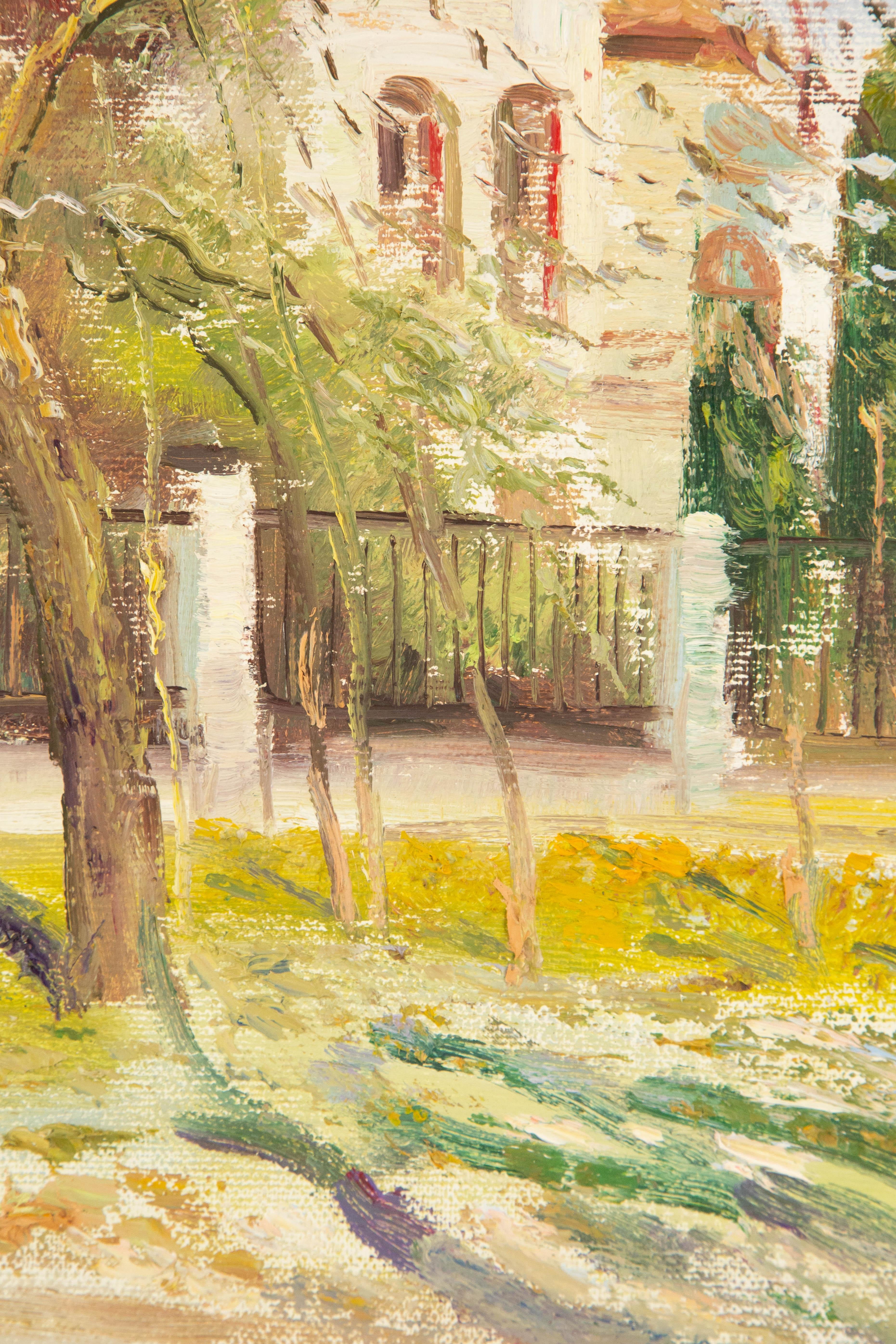 Li Zhao Landscape Original Oil On Canvas 