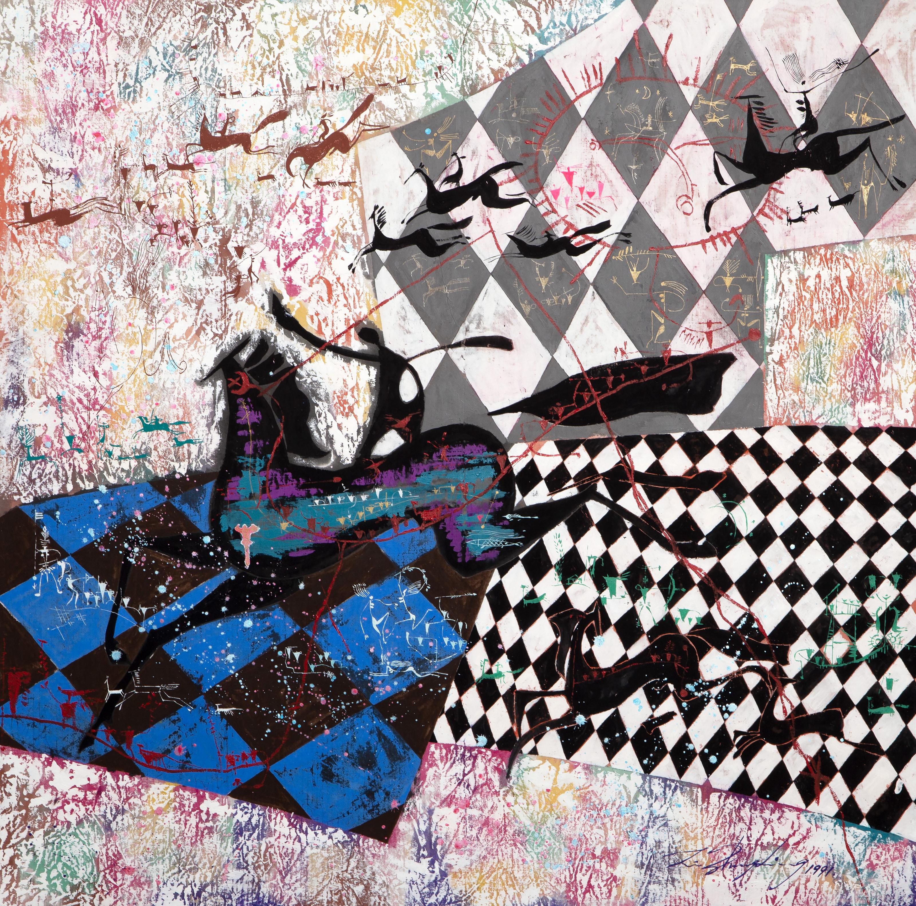 Oversized Abstract Prints