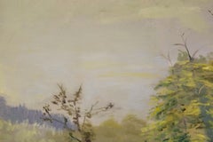 Li Zhu Impressionist Original Oil On Canvas "Small Path"