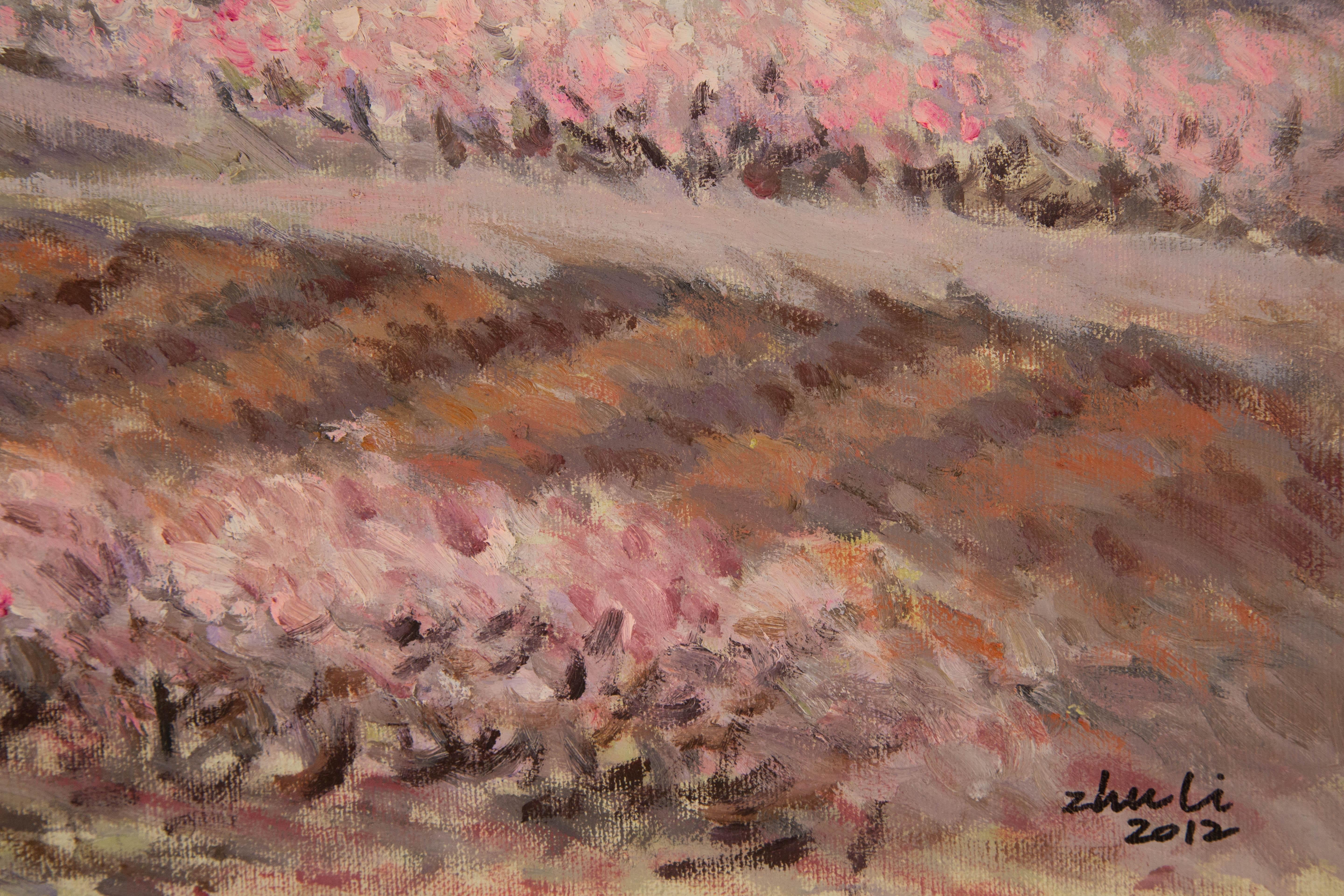 Li Zhu Post-Impressionist Original Oil Painting 