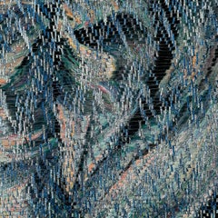 Material Pleasures: Leonard I, Lia Cook, mixed media textile wall hanging