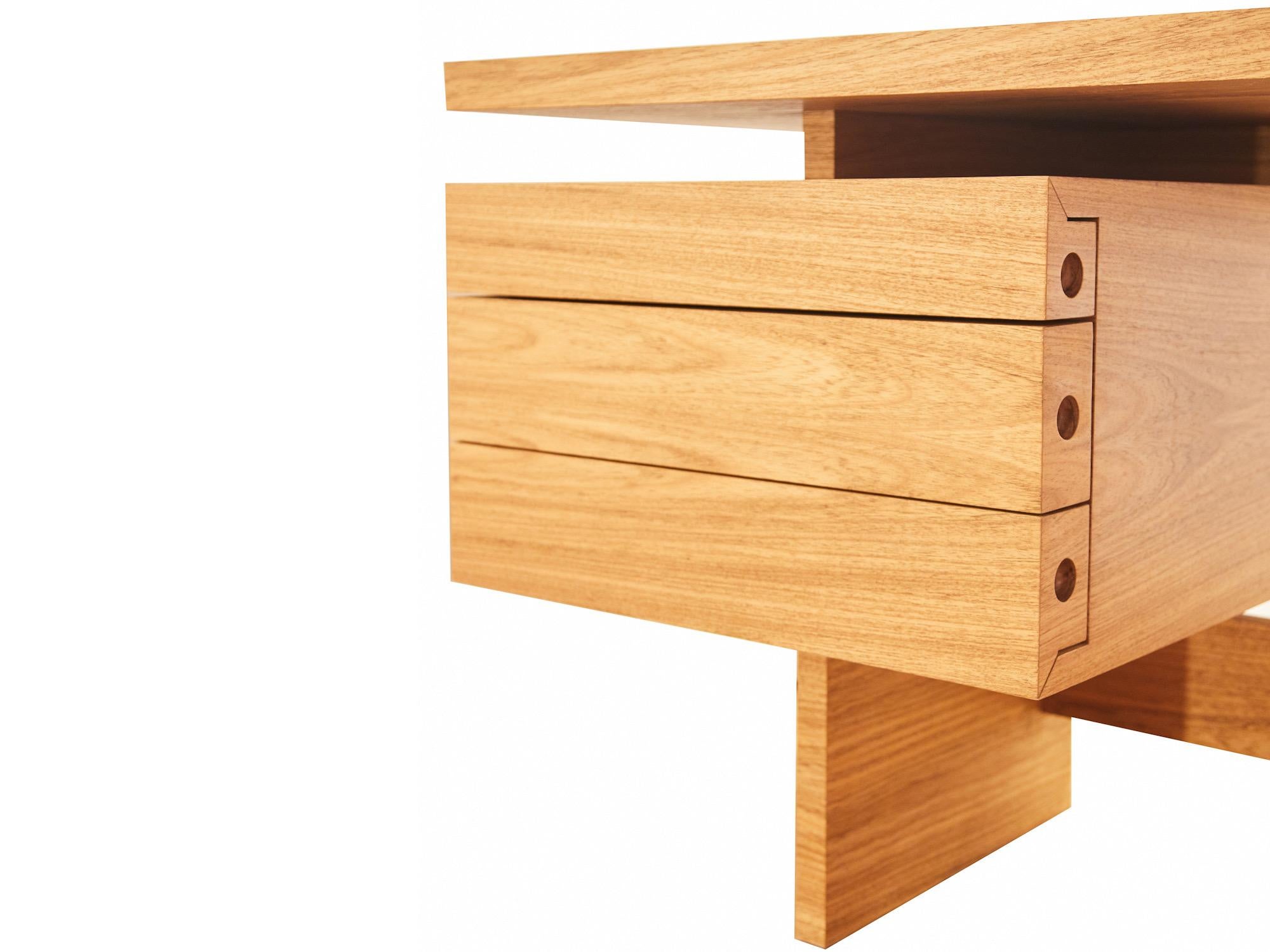 Brazilian Lia S Desk Freijo Wood For Sale