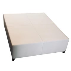 Liaigre Coffee Table Leather White, New