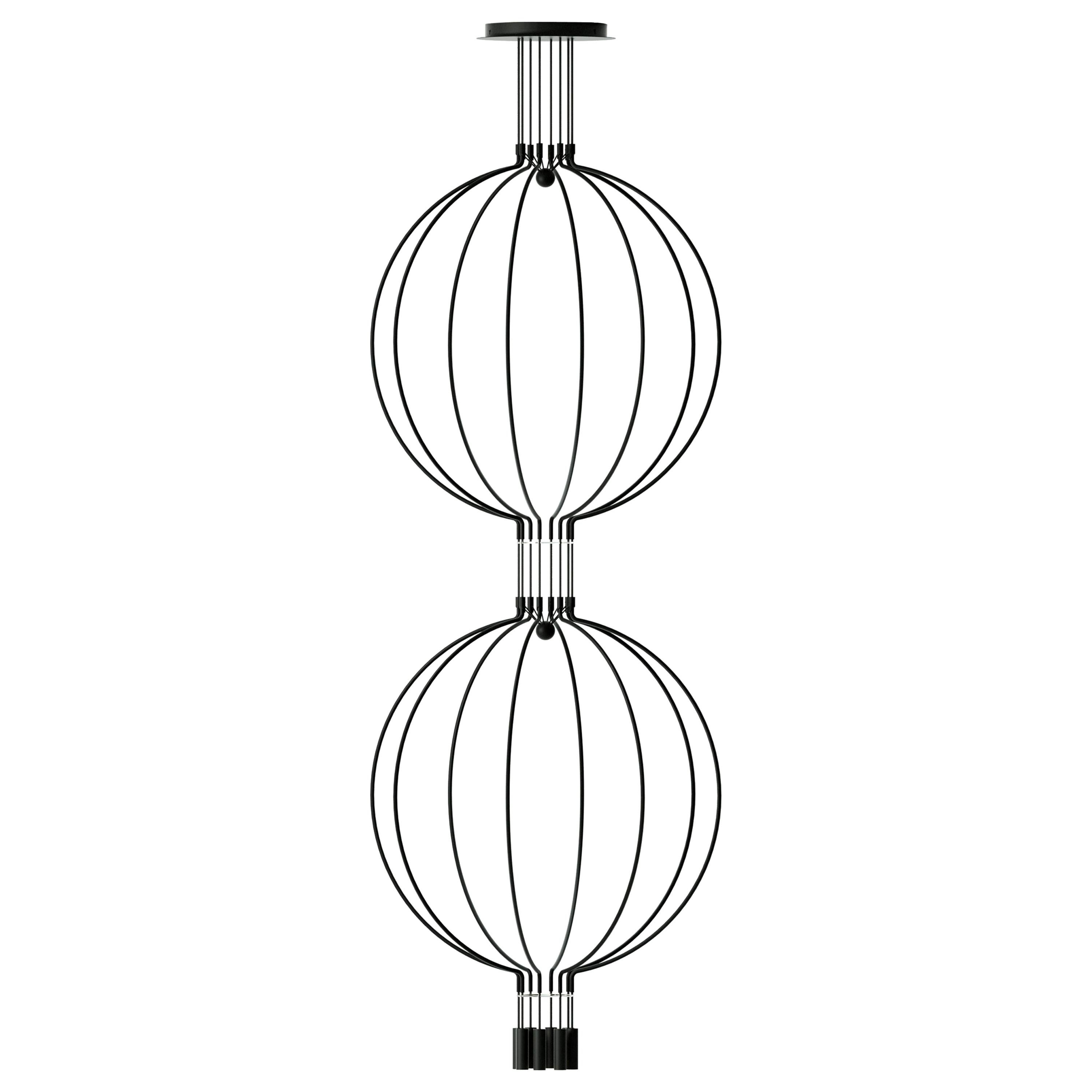 Liaison DG8 a Grand and Elegant in a 2-Tiers Big-Size LED Pendant with 8-Light