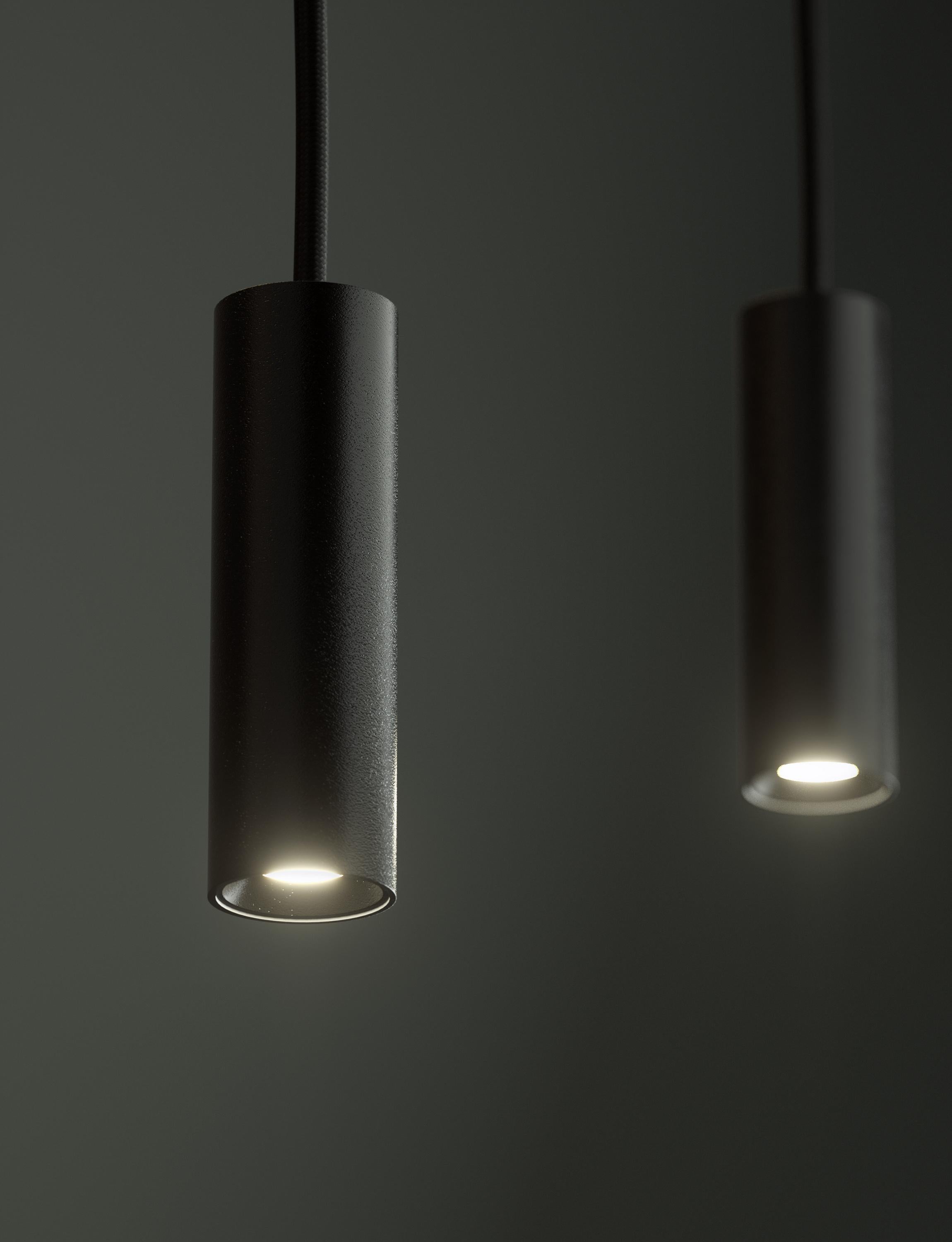 Italian Liaison M2: Modular Lightness and Elegance in a Mid-Size Double Pendant For Sale