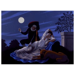 Originalgemälde Lynn Curlee, „Li Li Liaisons IV“