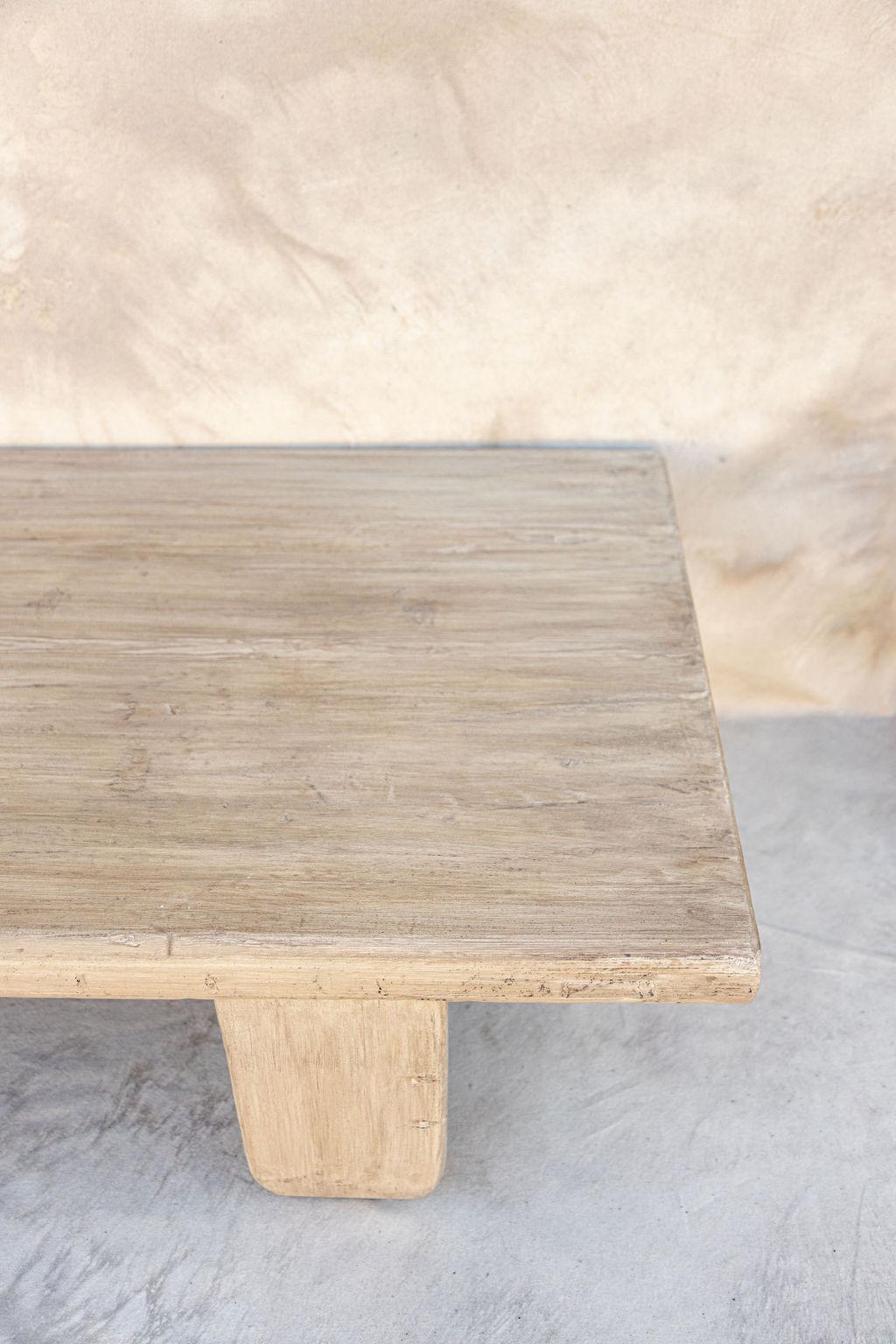 Introducing our Liam coffee table. Crafted from vintage elm wood sourced throughout Europe and Asia, no two pieces are ever the same. We love this piece for it’s rustic texture, natural wood tones and rounded legs.
