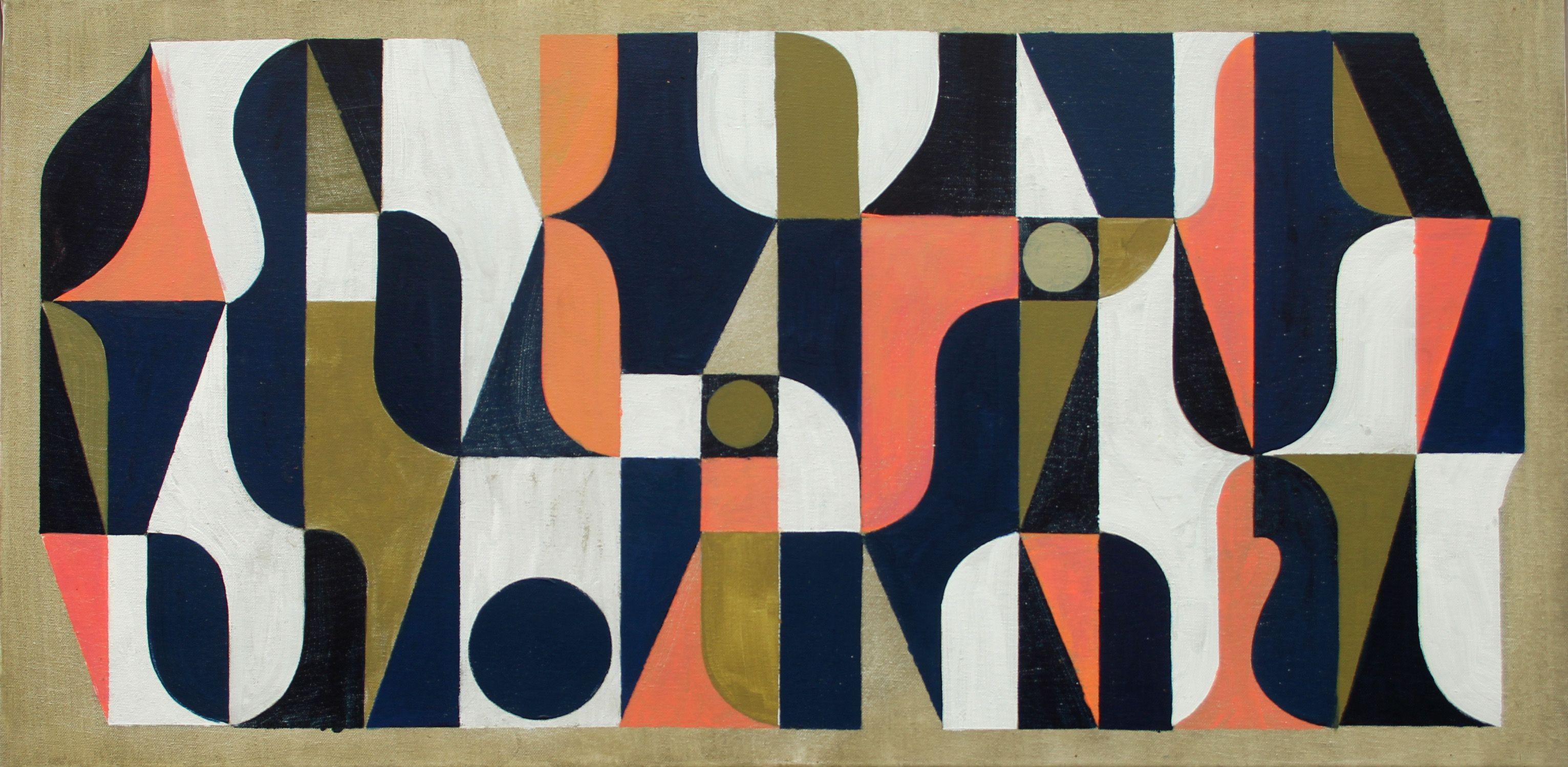 Liam Hennessy Abstract Painting - cross currents, Painting, Acrylic on Canvas
