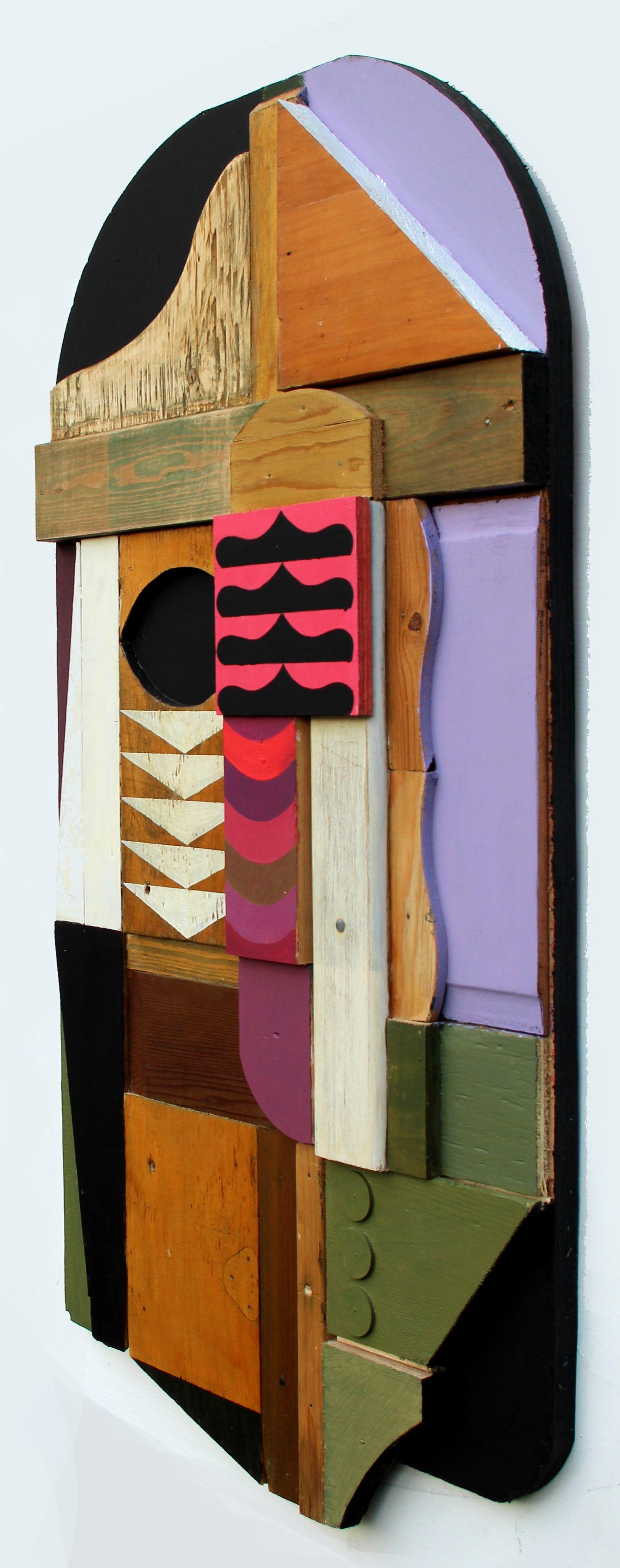 Scavo, Pittura, Acrilico su pannello di Wood - Painting di Liam Hennessy