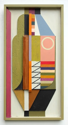 Present Tense, peinture, acrylique sur panneau de bois