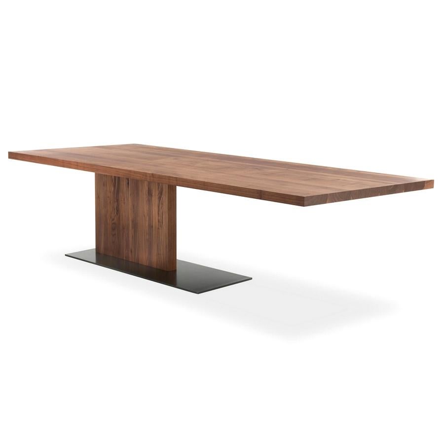 italien Table à manger en bois Liam:: conçu par C.R. & S:: fabriqué en Italie en vente
