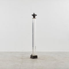 Liana Vassalou 'Untitled' bronze sculpture on an acrylic pedestal - Greece, 1991