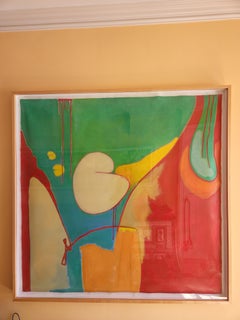 Regrets, I've Had a Few (abstract bright, red, war, texture, forms)