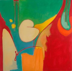 Regrets, I've Had a Few (abstract bright, red, war, texture, forms)