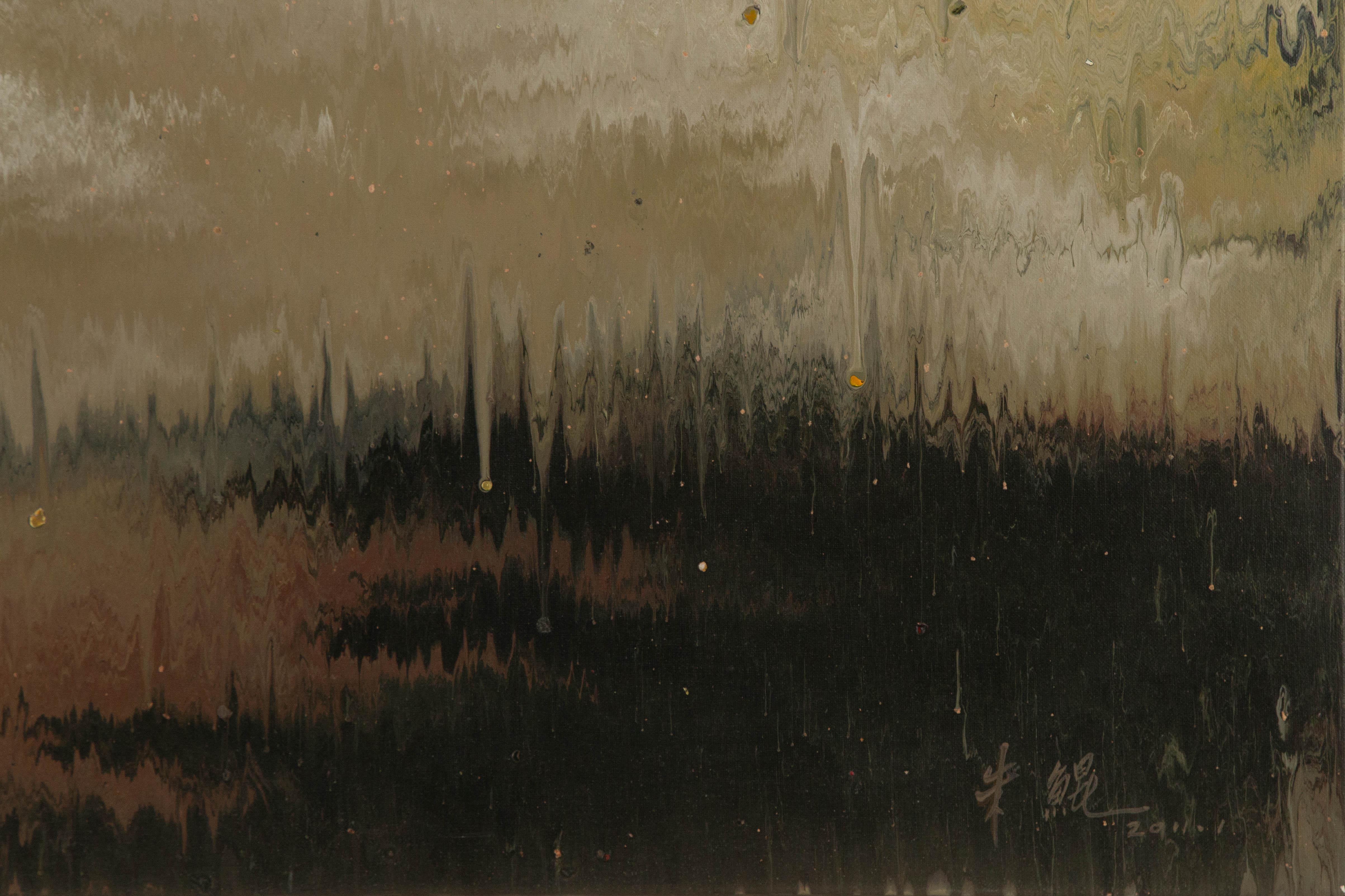 Lianfang Zhu Abstract Original Mixed Media 