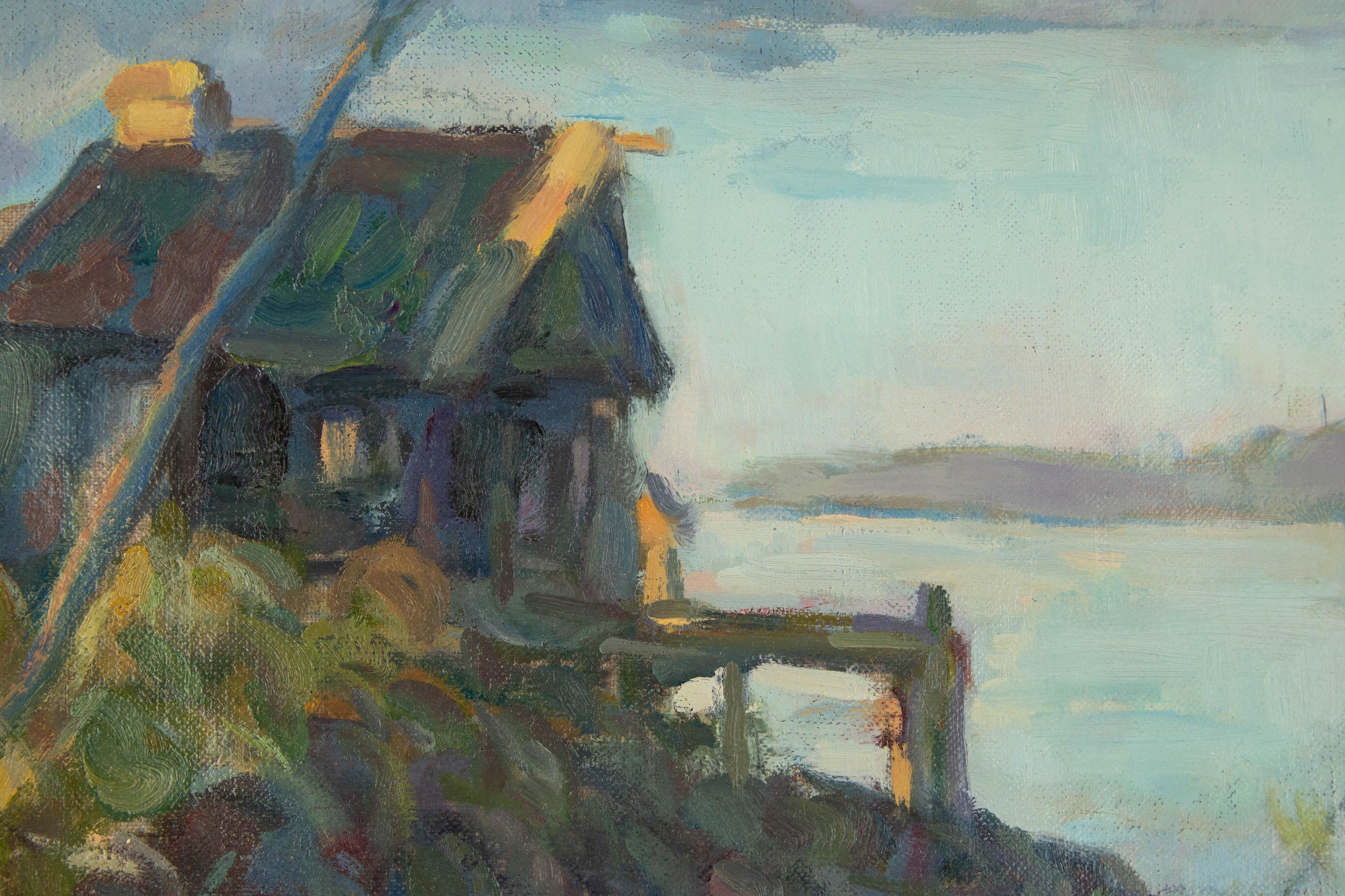 Liang Chen Paisaje Original Óleo Sobre Lienzo 