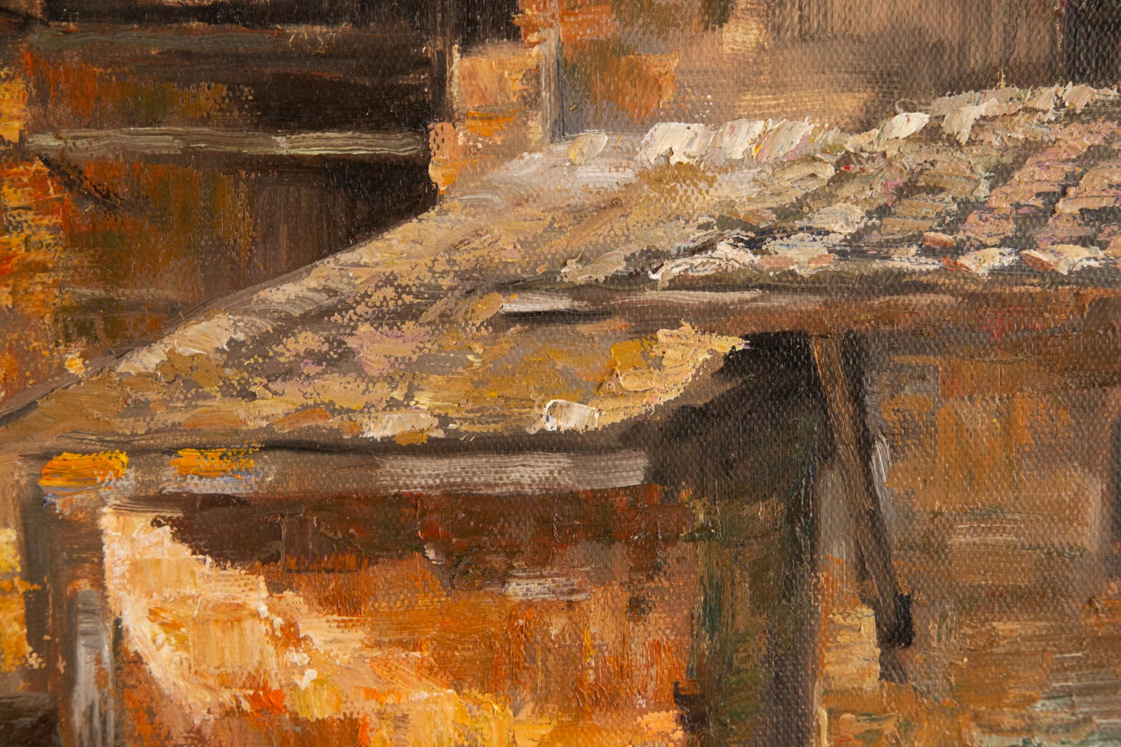 Liang Guiwen Impressionist Original Oil On Canvas 