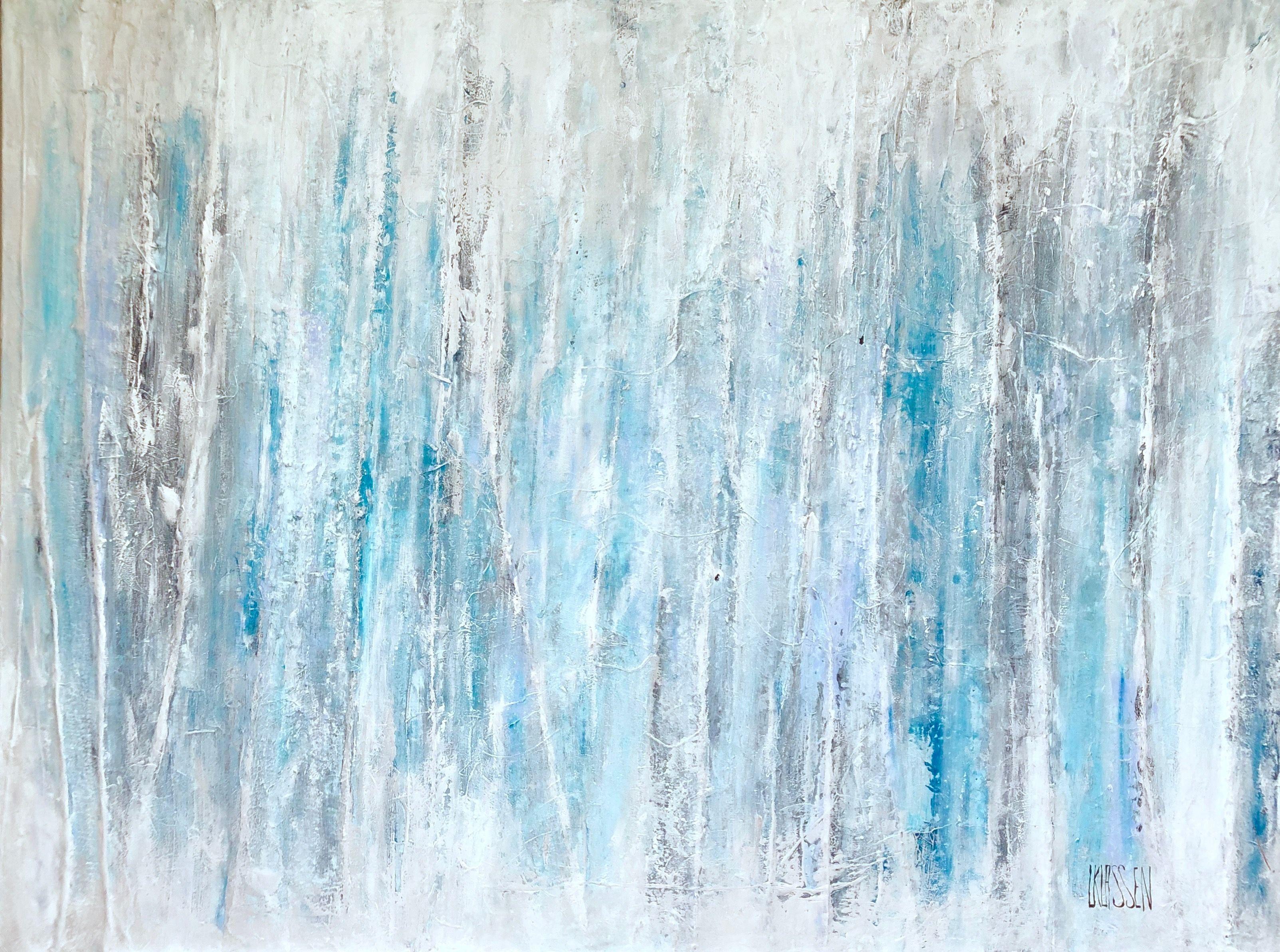 Ice Storm, Mixed Media on Canvas - Mixed Media Art by Lianna Klassen
