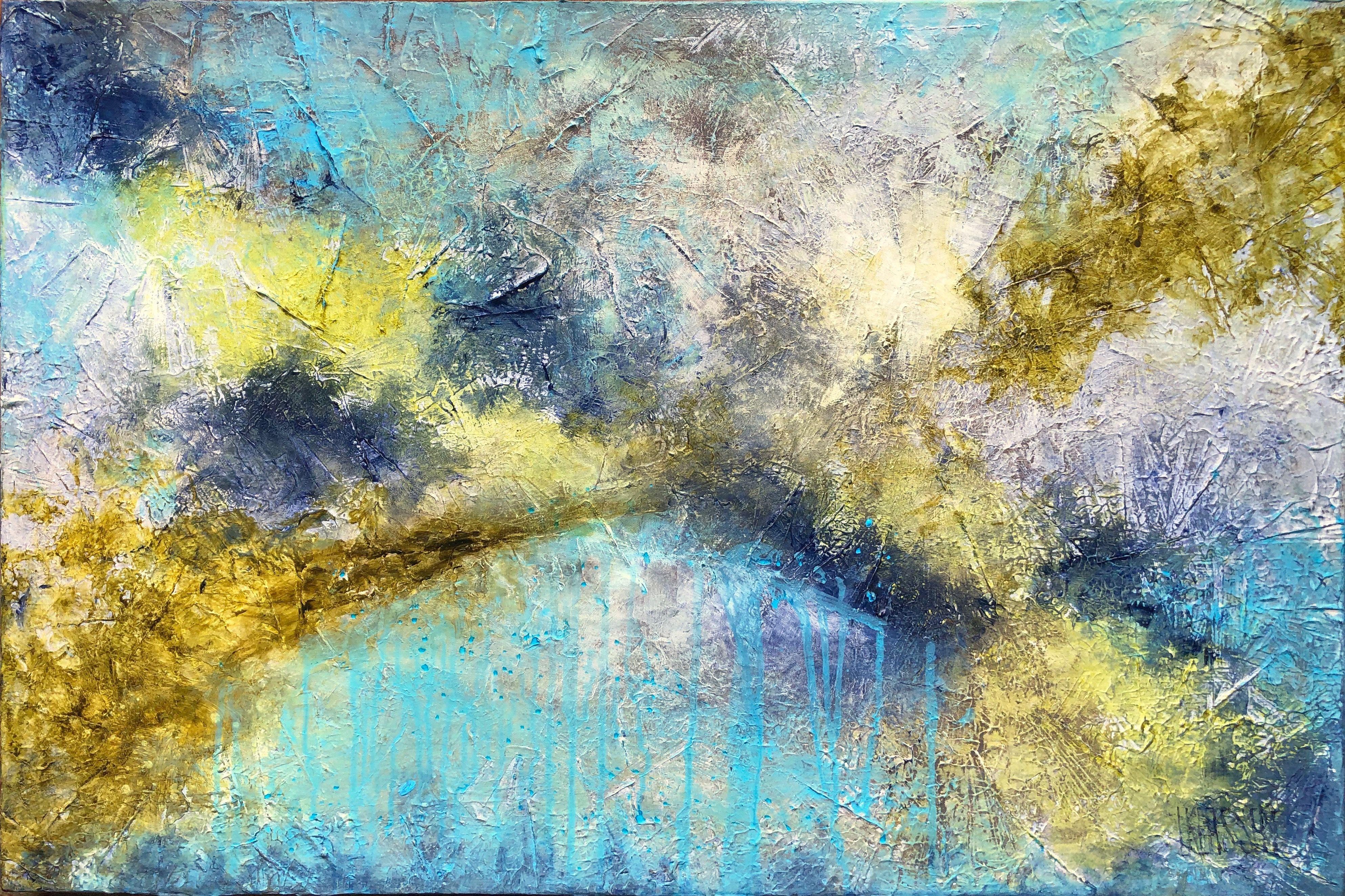 Mount Baker, Mixed Media on Canvas - Mixed Media Art by Lianna Klassen