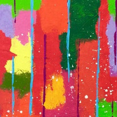 Paris  (Our Townes Serie), Mischtechnik auf Leinwand