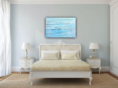 Skyline, Mixed Media auf Leinwand