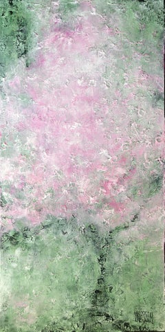 Vancouver Blossoms, Mixed Media on Canvas