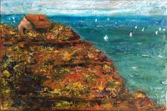 Monet's Seaside, Painting, Acrylic on Canvas