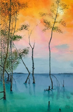 Paz, Pintura, Acrílico sobre lienzo